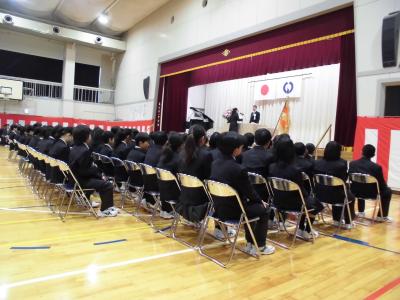 入学式　新入生代表の言葉