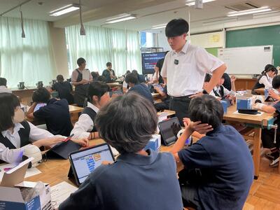 ２年技術の様子